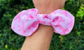 Pink Bow Scrunchie