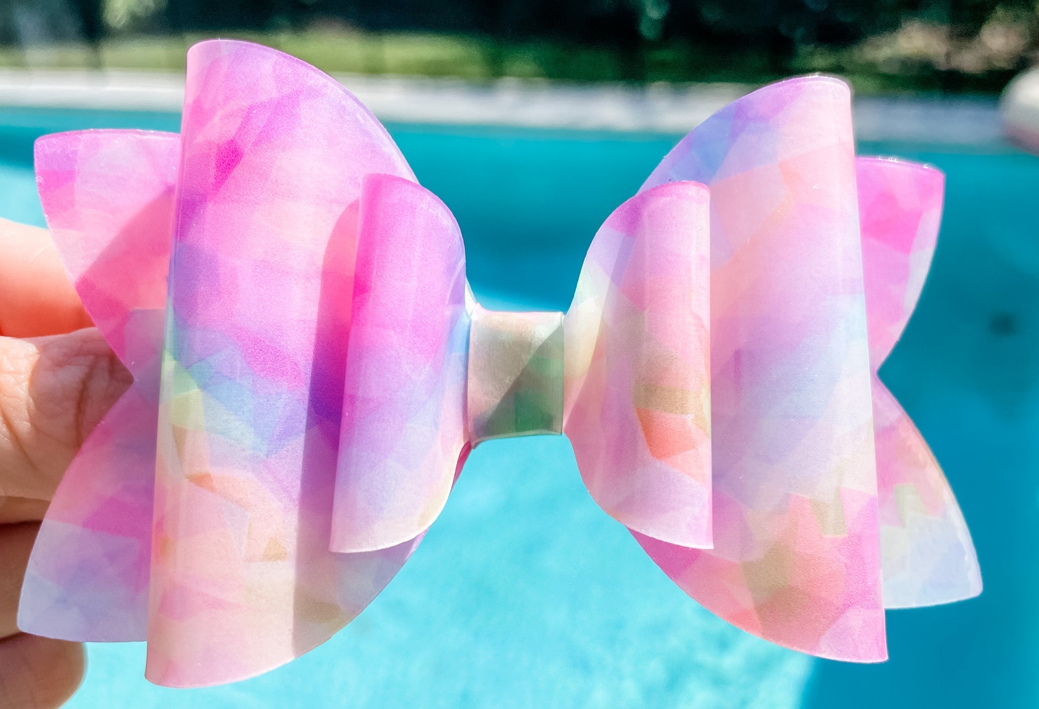Rainbow Jelly Bow