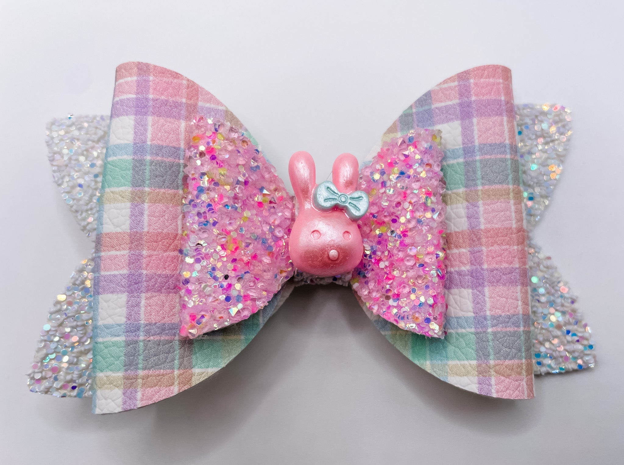 Plaid Bunny Bow
