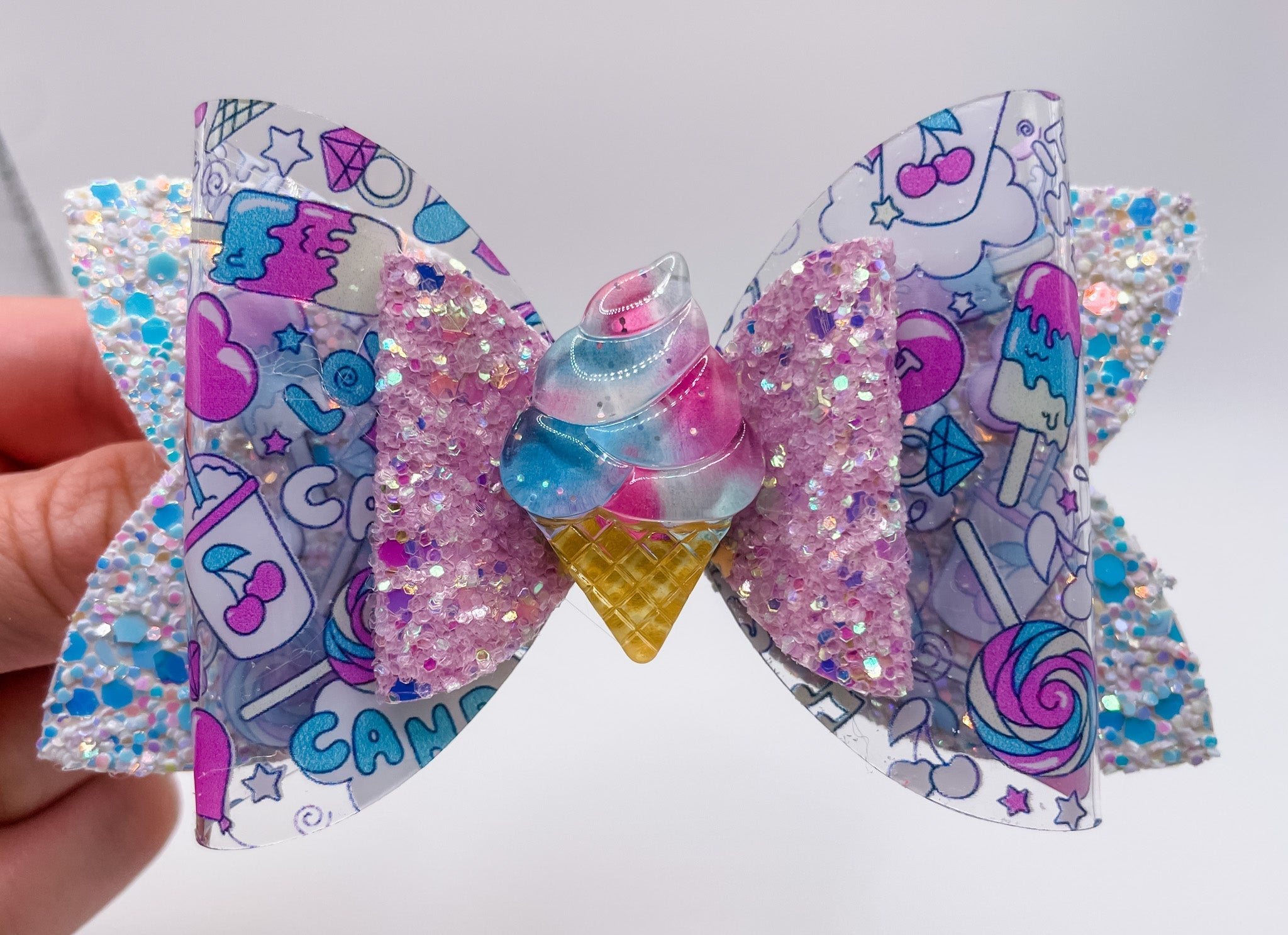 Pastel Ice Cream Bow