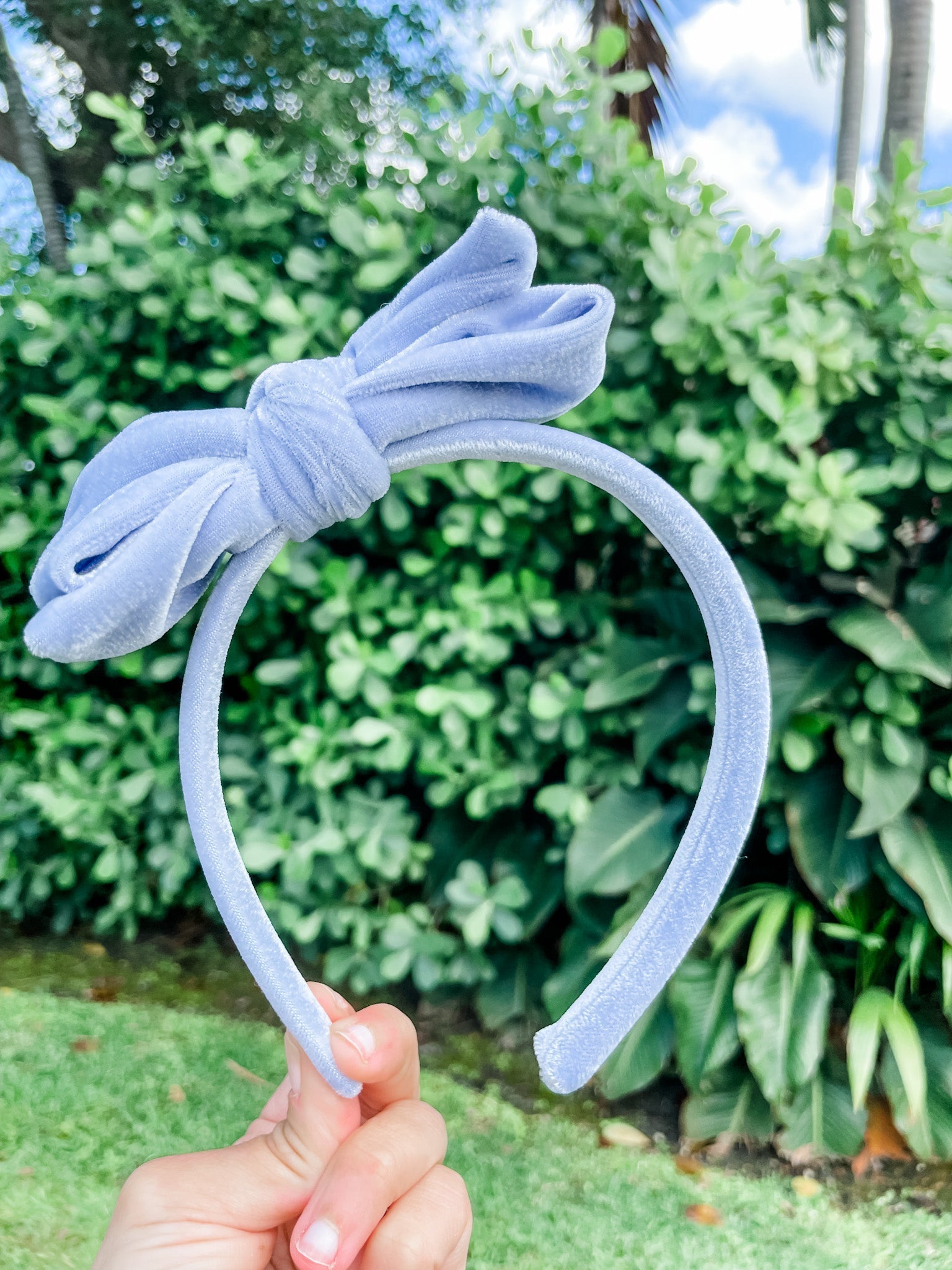 Periwinkle Velvet Headband